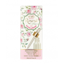 Регенериращ серум за лице с Розово масло Roses and Hyaluron - Victoria Beauty